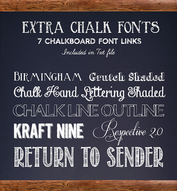Chalkboard Lettering Project Kit in Objects - product preview 7