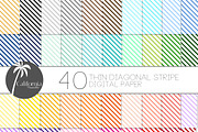 Diagonal Stripe Digital Paper