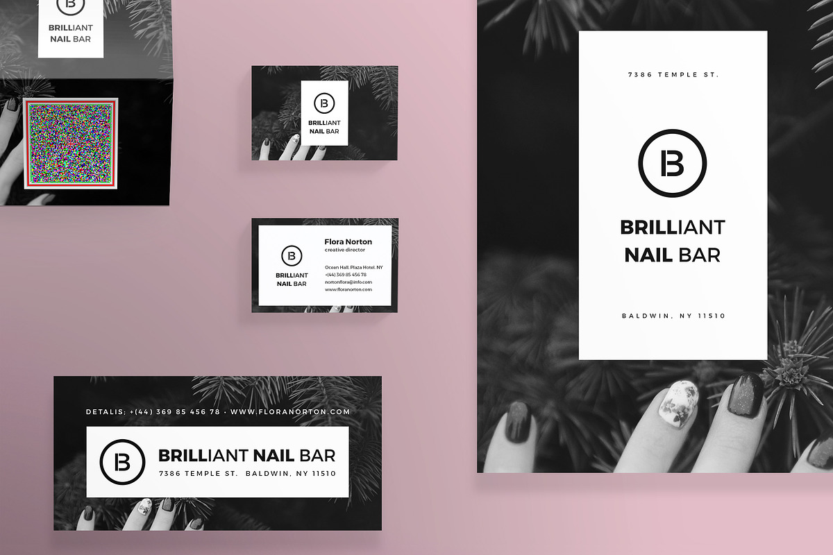 Print Pack | Brilliant Nail  Bar in Templates - product preview 8