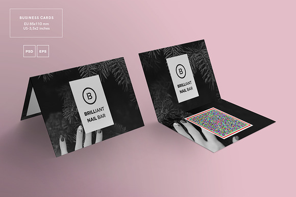 Print Pack | Brilliant Nail  Bar in Templates - product preview 3