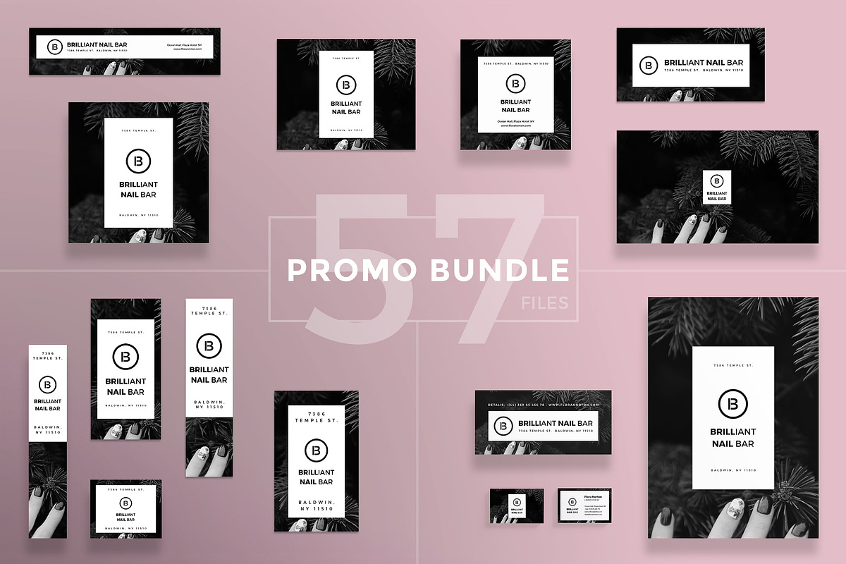 Promo Bundle | Brilliant Nail  Bar in Templates - product preview 8