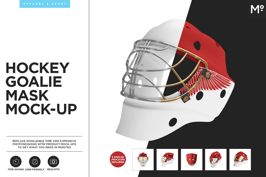Hockey Goalie Mask Mock-up