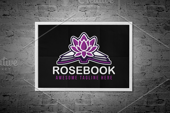 Rosebook Logo in Logo Templates - product preview 1