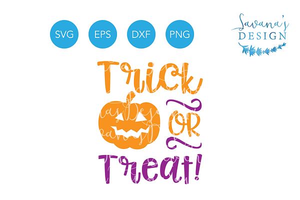 Trick or Treat SVG Halloween