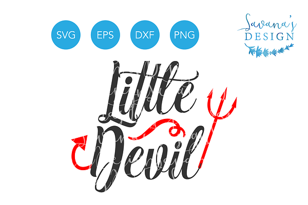 Little Devil SVG Baby Halloween SVG