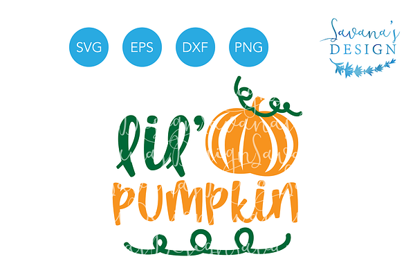 Lil Pumpkin SVG Cute Baby Fall SVG