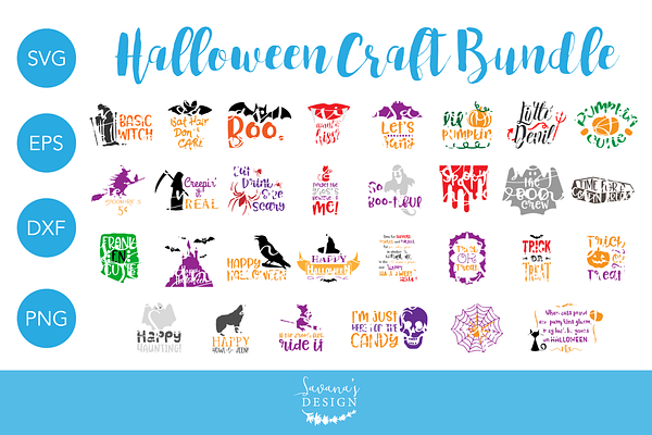 Halloween SVG Bundle Cut Files