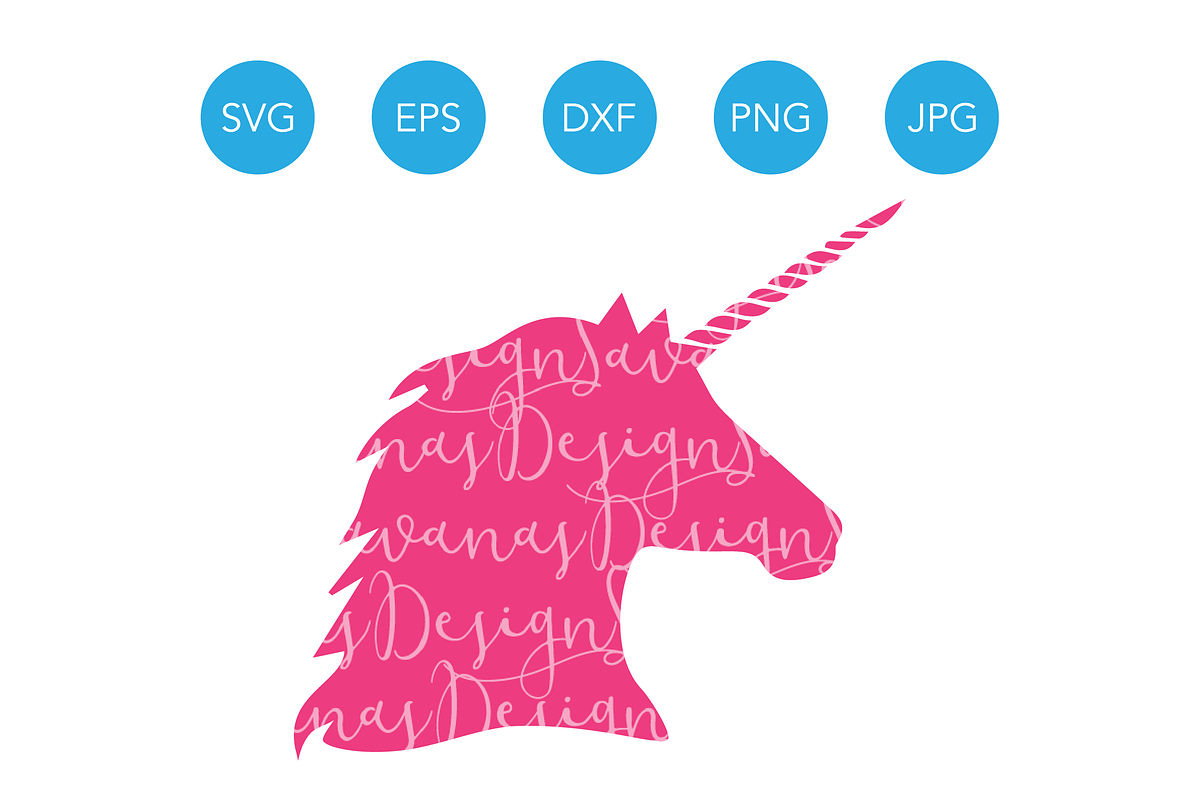 Unicorn SVG Unicorn Head SVG in Illustrations - product preview 8