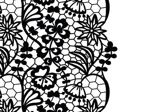 Lacy vector elegant collection in Patterns - product preview 7