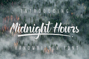 Midnight Hours font