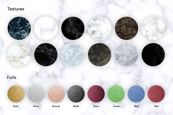 Marble logo effects mock + textures in Branding Mockups - product preview 1