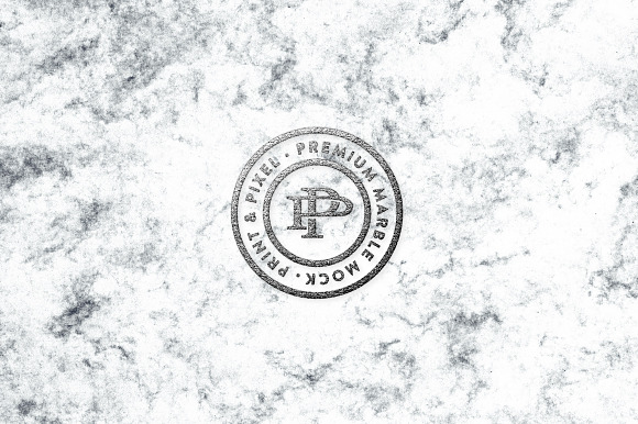 Marble logo effects mock + textures in Branding Mockups - product preview 6