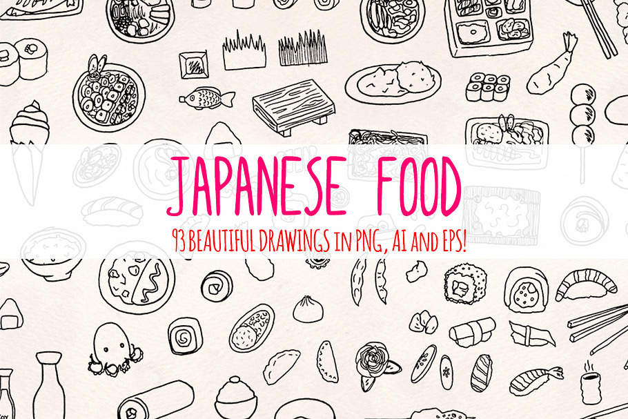 Japanese Food 93 Yummy Graphics