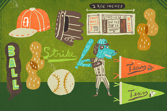 Batter Up in Illustrations - product preview 1