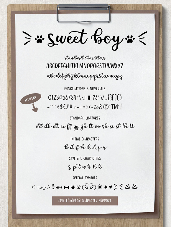 Sweet Boy Script Font in Script Fonts - product preview 3