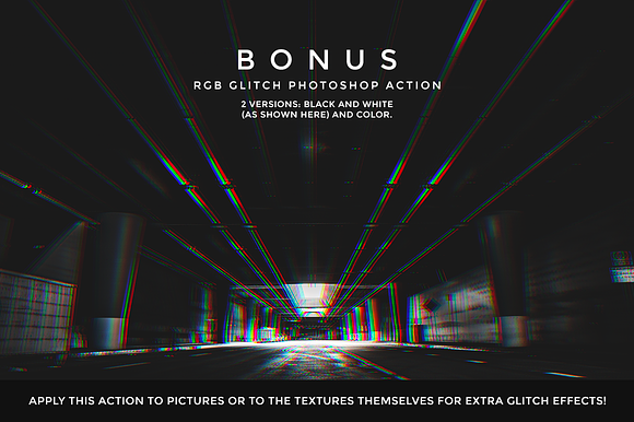 Noir Glitch textures and shapes in Textures - product preview 6
