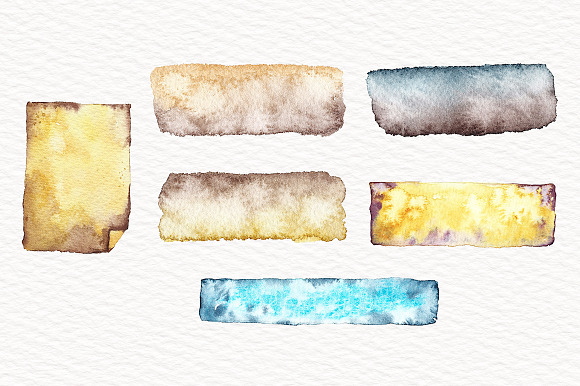 Watercolor Ribbon Banner in Illustrations - product preview 6