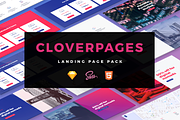 Clover Landing Page Bundle + UI Kit