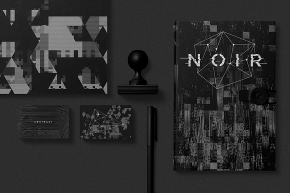 Noir Glitch textures and shapes in Textures - product preview 10