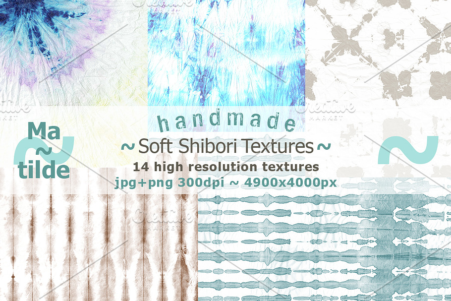Soft shibori textures