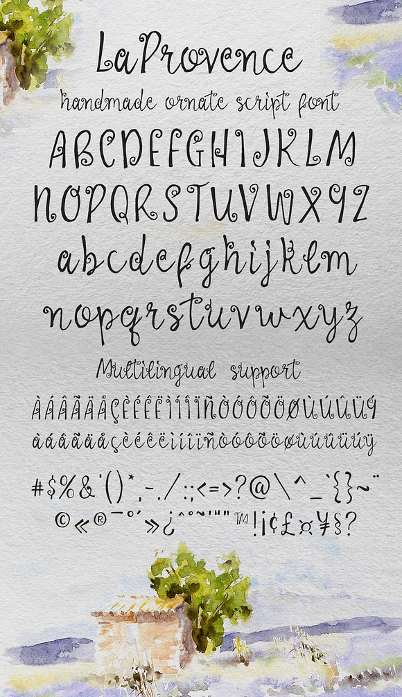 La Provence Font in Script Fonts - product preview 2
