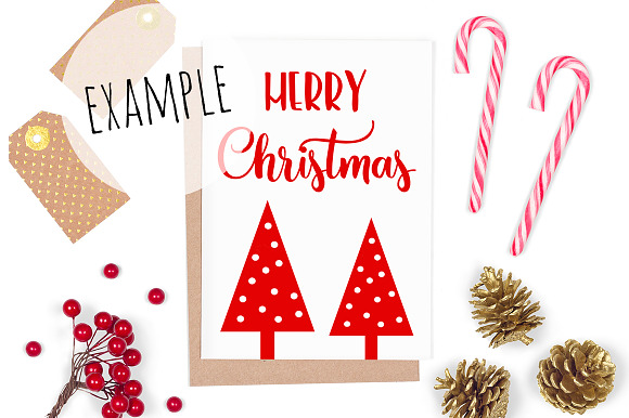 Christmas Card Styled Mockup in Print Mockups - product preview 1