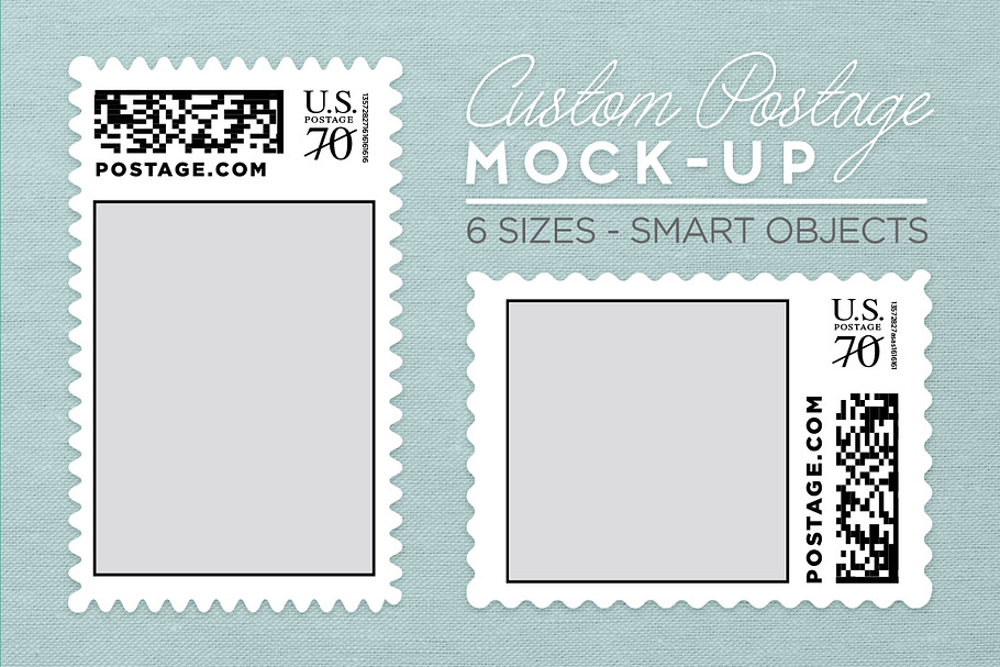 Custom Postage Stamp Template