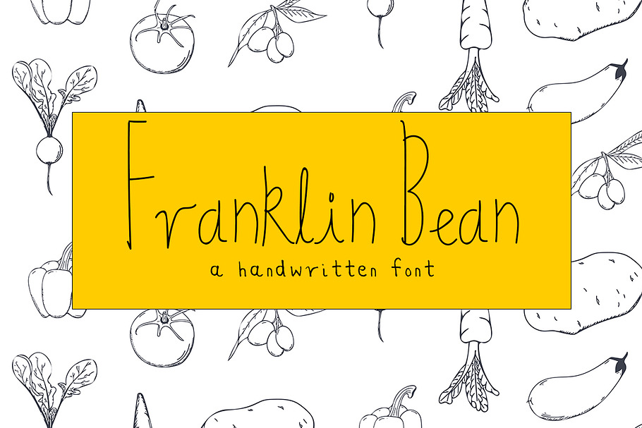 Franklin Bean Font in Display Fonts - product preview 8