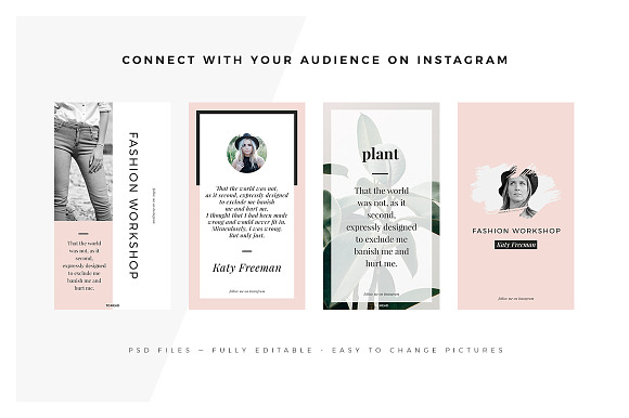 Bella Instagram Stories for Bloggers in Instagram Templates - product preview 3