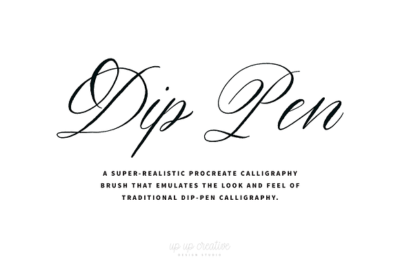 Ten Procreate Lettering Brushes in Photoshop Brushes - product preview 7