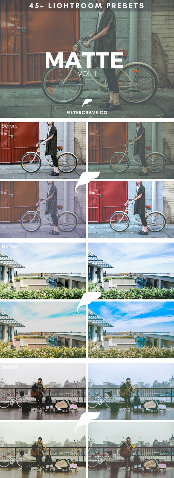 Matte Mobile Lightroom Presets I in Add-Ons - product preview 1