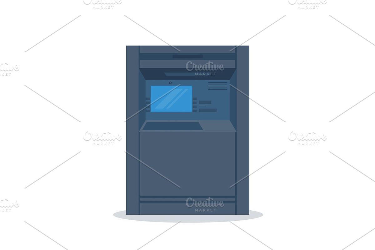 ATM machine illustration in Illustrations - product preview 8