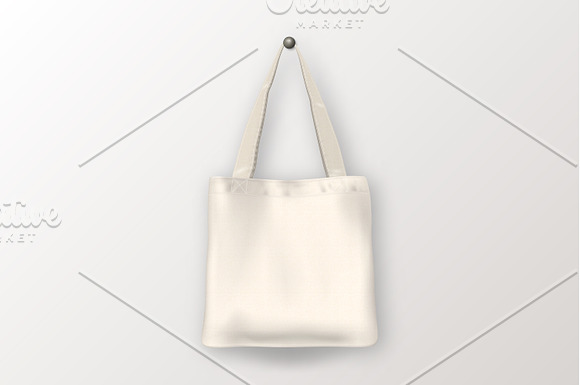 Tote bag. Vector set.  in Illustrations - product preview 1