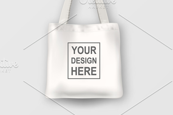 Tote bag. Vector set.  in Illustrations - product preview 3