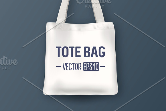 Tote bag. Vector set.  in Illustrations - product preview 5