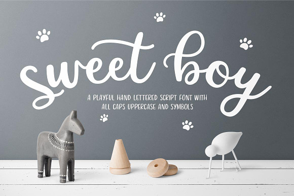Sweet Boy Script Font in Script Fonts - product preview 9