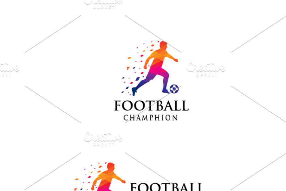 Football Logo in Logo Templates - product preview 8