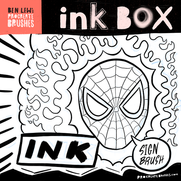 Procreate Ink Box in Photoshop Brushes - product preview 3