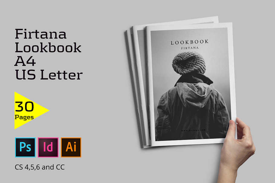 Firtana Lookbook in Brochure Templates - product preview 8