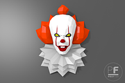 DIY Pennywise 2017 3D model template