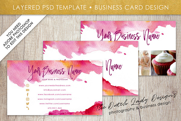Photoshop Business Card Template #4