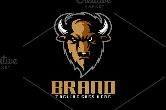 Bison Logo in Logo Templates - product preview 2