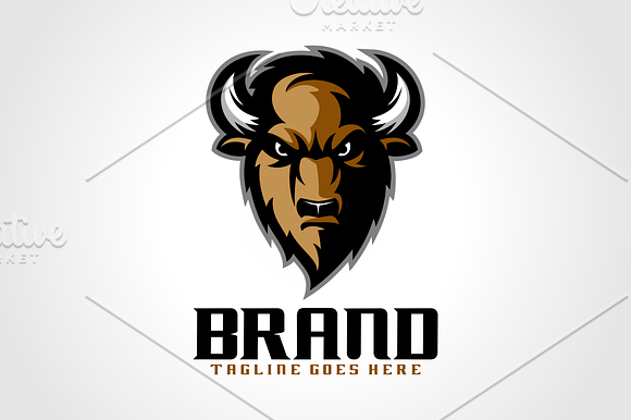 Bison Logo in Logo Templates - product preview 3