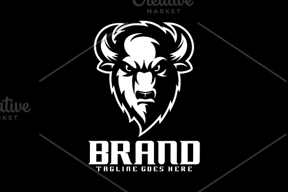 Bison Logo in Logo Templates - product preview 4