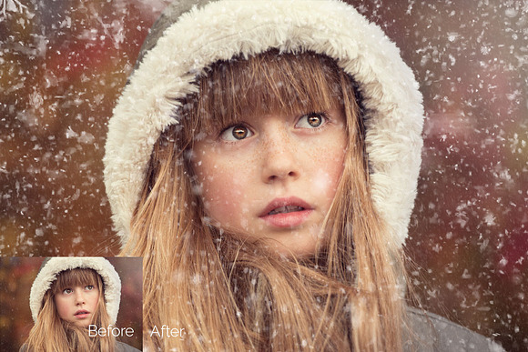 50 Falling Snow Photo Overlays in Photoshop Layer Styles - product preview 3