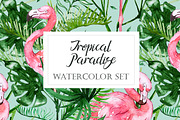 Tropical Paradise Watercolor Set