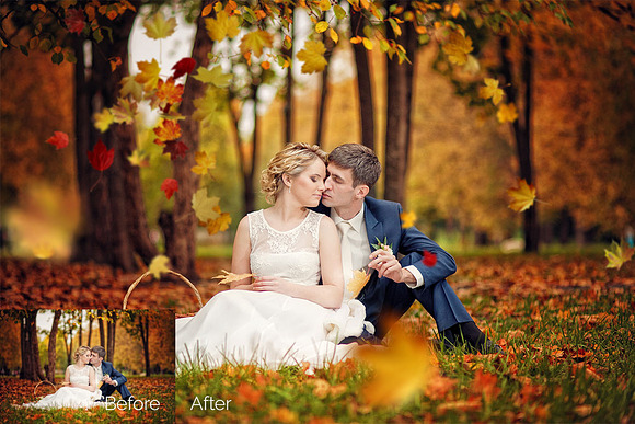 97 Autumn Leaves Photo Overlays in Photoshop Layer Styles - product preview 6