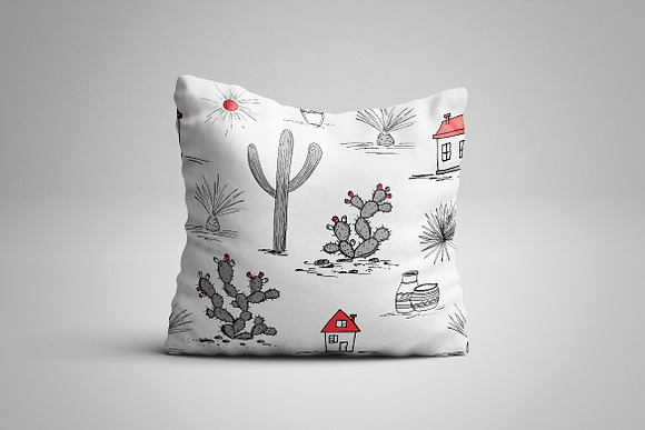 Wild Cacti Planet. Vector collection in Illustrations - product preview 9