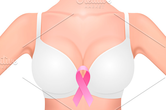 Breast cancer awareness concept set in Illustrations - product preview 2