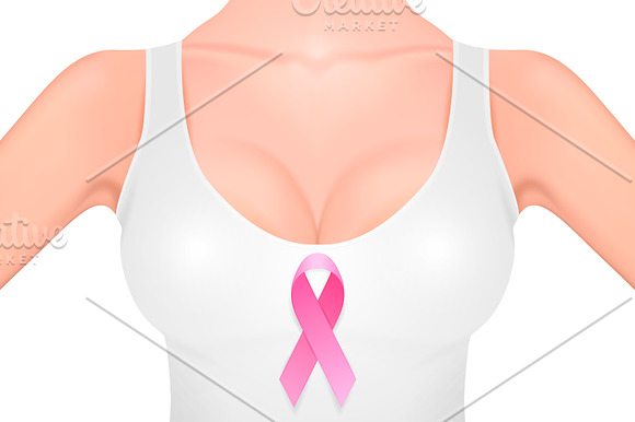 Breast cancer awareness concept set in Illustrations - product preview 13